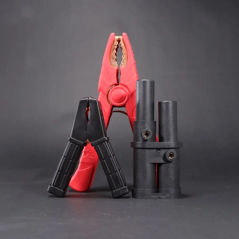 SAE J1823 Jump Start Plug ends on a cable